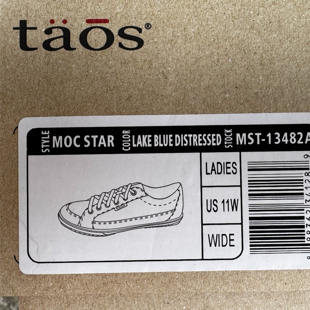 Taos Blue Canvas Shoes - Picture 9 of 10